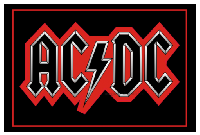 Флаг группы AC DC 100х150 см