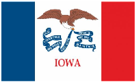 Флаг штата Айова (США) 90х135 см