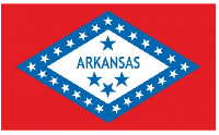 Флаг штата Арканзас (США) 90х135 см