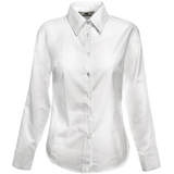 Рубашка "Lady-Fit Long Sleeve Oxford Shirt", белый_L, 70% х/б, 30% п/э, 130 г/м2 Рубашка "Lady-Fit Long Sleeve Oxford Shirt", белый_L, 70% х/б, 30% п/э, 130 г/м2