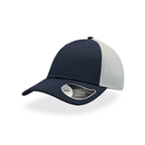 Бейсболка "Campus", белый/синий, 100% полиамид, 244 г/м2