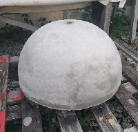 Основание для мобильного флагштока бетонное полусфера неокрашенное