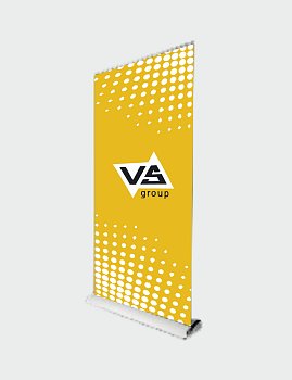 ROLL UP стенд Premium (капля) размер 100х200 (без полотна)