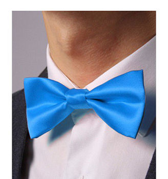 Галстук-бабочка Эксперт на резинке, однотонная