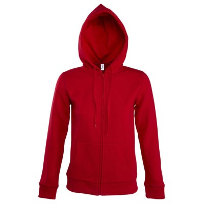 Толстовка &quot;Seven Women&quot;, красный_M, 50% хлопок, 50% полиэстер, 280м/г2