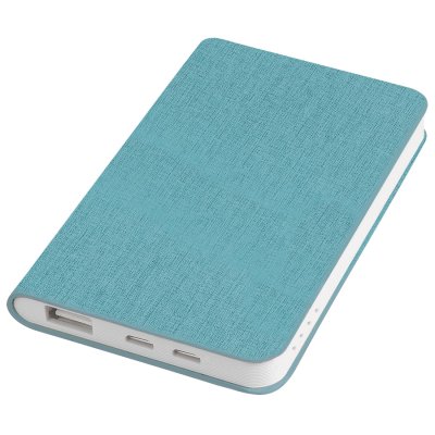 Универсальный аккумулятор &quot;Provence&quot; (5000mAh),голубой,7,5х12,1х1,1см, искусственная кожа,пл