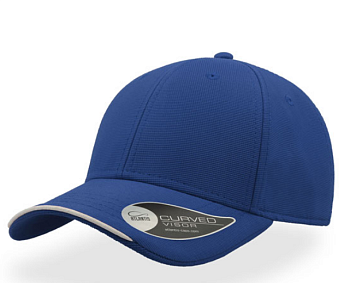 Бейсболка "ESTORIL ", 6 клиньев, застежка на липучке; синий; 100% полиэстер,  250 г/м2